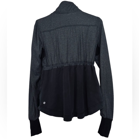 Lululemon Inner Peace Reversible Athletic Jacket Size 6 Gray - Picture 13 of 13